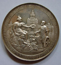 Silberne Staatsmedaille 1896